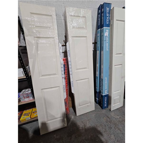 Lot of 2 Jeld-Wen Bi-fold Doors  36"