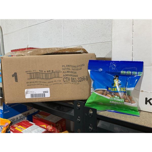 Planters Mixed Almonds  12x60g