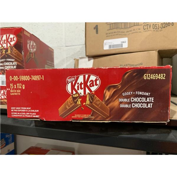 Kitkat Double Chocolate Gooey Candy Bars 15x112g