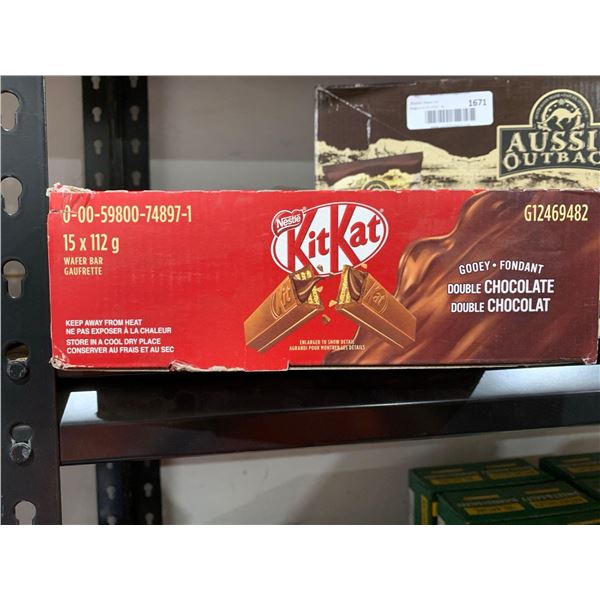 Kitkat Double Chocolate Gooey Candy Bars 15x112g