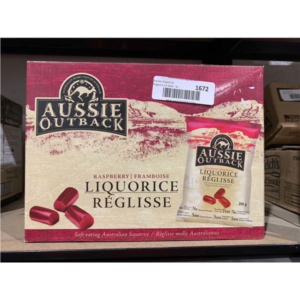 Aussie Outback Raspberry Liquorice (8 x 200g)