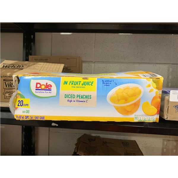 Dole Diced Peaches in Juice 20x107ml
