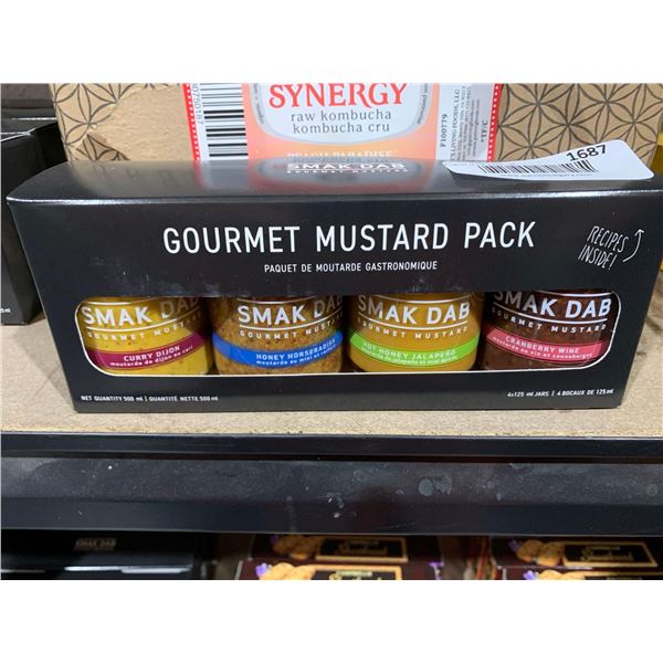 Gourmet Mustard Pack 4x125ml