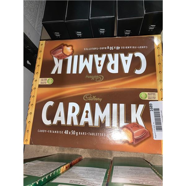 Cadbury Caramilk Chocolate Bars 48 x 50g