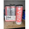 Image 1 : Zoa Zero Sugar, White Peach Energy Drink (12 x 355ml)