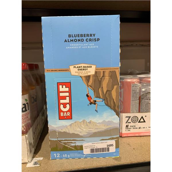 Cliff Bar Blueberry Almond Crisp (12 x 68g)