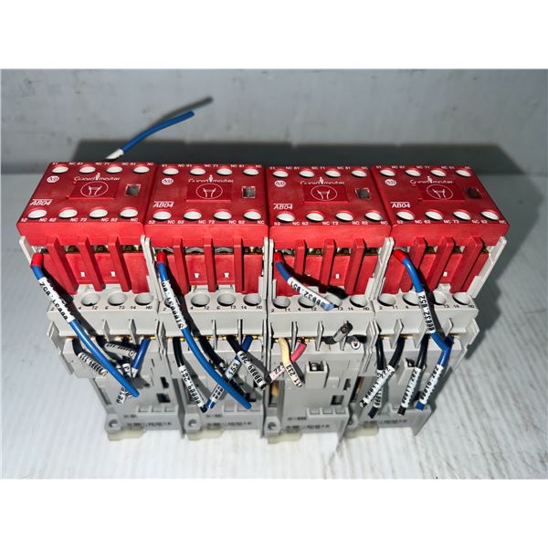 (4) Allen-Bradley #100-C12D*10A w/ #100-SF - 24V Coils
