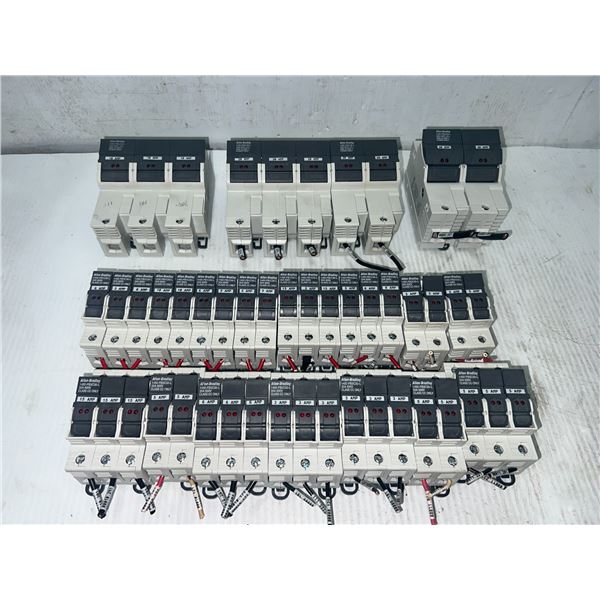 Lot of Allen-Bradley Fuse Holders w/Fuses