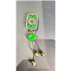 Image 1 : SOUTHERN ASIAN JADEITE INLAID BELT PENDANT