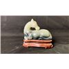 Image 1 : JADE HORSE WITH STAND
