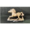 Image 1 : SOAPSTONE HORSE WITH STAND
