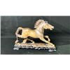 Image 4 : SOAPSTONE HORSE WITH STAND