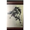 Image 2 : FRAMED HORSE ART ON METAL BACKGROUND APPROX 12.5X15"