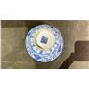 Image 6 : BLUE FLORAL BOWL WITH CASE