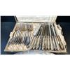 Image 2 : VINTAGE A. TIMMERMANN SILVER SET WITH CASE (FROM NEUMUNSTER, GERMANY) SILVER SERVING TRAY