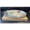 Image 8 : VINTAGE A. TIMMERMANN SILVER SET WITH CASE (FROM NEUMUNSTER, GERMANY) SILVER SERVING TRAY