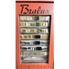 Image 8 : BRALUX ROTATING WATCH BAND LOCKING DISPLAY CASE WITH KEYS & ASSORTED WATCH BAND CONTENTS