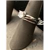 Image 2 : CUBIC ZIRCONIA ENGAGEMENT RING SET SIZE 6