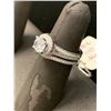 Image 2 : CUBIC ZIRCONIA ENGAGEMENT RING SET SIZE 6