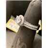 Image 2 : CUBIC ZIRCONIA ENGAGEMENT RING SET SIZE 6
