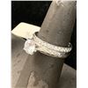 Image 2 : CUBIC ZIRCONIA ENGAGEMENT RING SET SIZE 6
