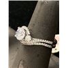Image 2 : CUBIC ZIRCONIA ENGAGEMENT RING SET SIZE 6.25