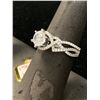 Image 2 : CUBIC ZIRCONIA ENGAGEMENT RING SET SIZE 6.25
