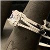 Image 2 : CUBIC ZIRCONIA ENGAGEMENT RING SET SIZE 6