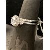 Image 2 : CUBIC ZIRCONIA ENGAGEMENT RING SET SIZE 6