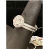 Image 2 : CUBIC ZIRCONIA ENGAGEMENT RING SET SIZE 6