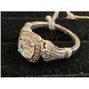 Image 2 : CUBIC ZIRCONIA ENGAGEMENT RING SIZE 6
