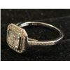 Image 3 : CUBIC ZIRCONIA ENGAGEMENT RING SIZE 6