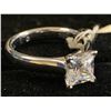 Image 3 : CUBIC ZIRCONIA ENGAGEMENT RING SIZE 6