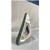 Image 2 : AMETHYST CATHEDRAL GEODE 1.6KG APPROX 8" RETAIL $2500