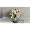 Image 2 : LARGE MIXED CRYSTAL BONSAI TREE ON AMETHYST BASE RETAIL $800