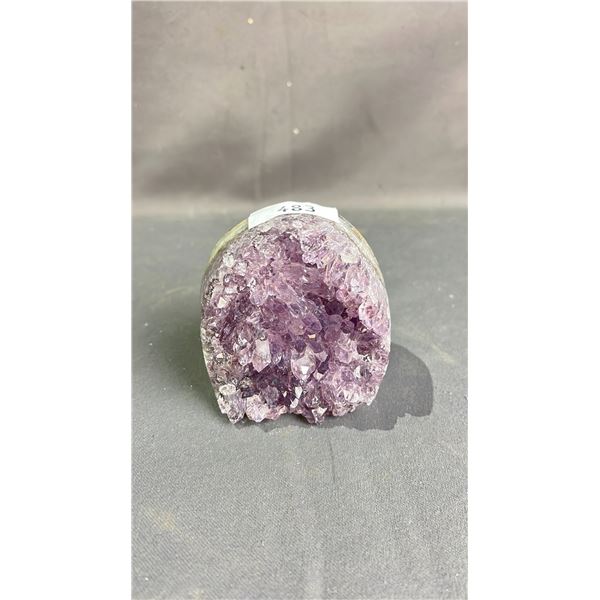 POLISHED AMETHYST GEODE 3.6" X 3.2" RETAIL $1500