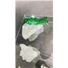 Image 2 : CLEAR QUARTZ GLASS FISH ART (RETAIL $1100)