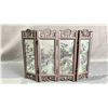 Image 2 : SCREEN TRADITIONAL MINIATURE CHINESE HAND PAINTED FOLDING 4 PANEL TABLE TOP SCREEN