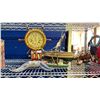 Image 1 : ASSORTED COLLECTIBLES INCLUDING; MARINE STYLE CLOCK, MODEL BOATS, MODEL PLANE & BULL HORNS DECOR