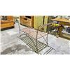 Image 2 : ANTIQUE WROUGHT IRON BENCH
