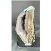 Image 1 : AMETHYST CATHEDRAL GEODE 9" X 4.5" RETAILS $2800