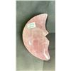 Image 2 : ROSE QUARTZ MOON CARVING