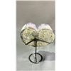 Image 3 : AMETHYST HEART CARVING ON STAND