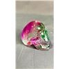 Image 2 : GLASS COLOURFUL SKULL