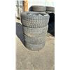 Image 1 : SET OF 4 COOPER WEATHER-MASTER S/T2 215/55R16 TIRES MOUNTED ON 5 BOLT METAL RIMS