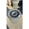 Image 2 : SET OF 4 COOPER WEATHER-MASTER S/T2 215/55R16 TIRES MOUNTED ON 5 BOLT METAL RIMS