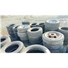 Image 1 : 20 ASSORTED TIRES (SOME MOUNTED ON RIMS)