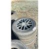 Image 2 : SET OF 4 CONTINENTAL WINTERCONTACT  SI 245/60R18 109H TIRES MOUNTED ON TOUREN RIMS