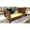 Image 2 : MAHOGANY SINGLE SIZE SLEIGH BED