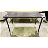 Image 2 : DINING TABLE 59" X 29.5" X 30" (DAMAGED)